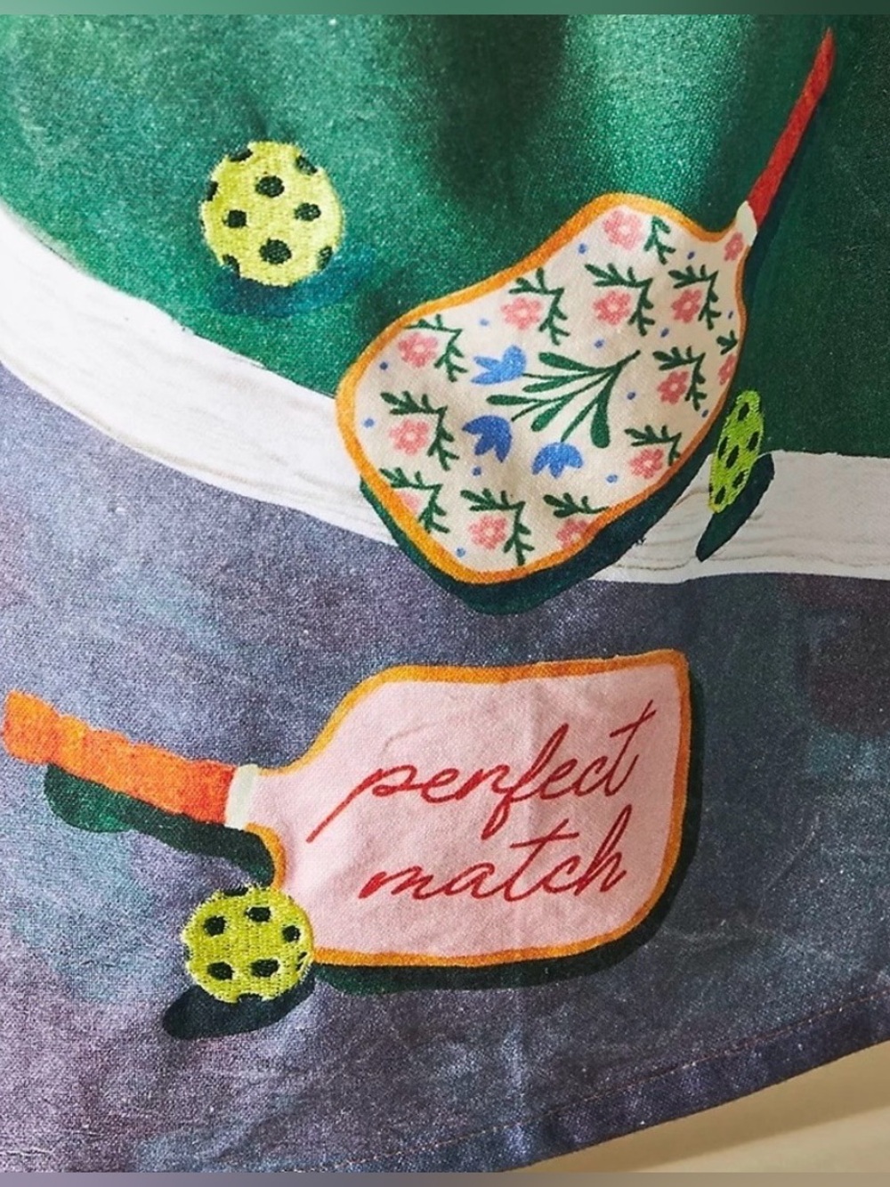 NWT Anthropologie Pickleball Dish Towel - Picture 2 of 5